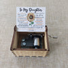 Merry Christmas Series Wooden Antique Carved Hand Cranked Music Box Classic Theme Birthday Party Gift and Family Decor