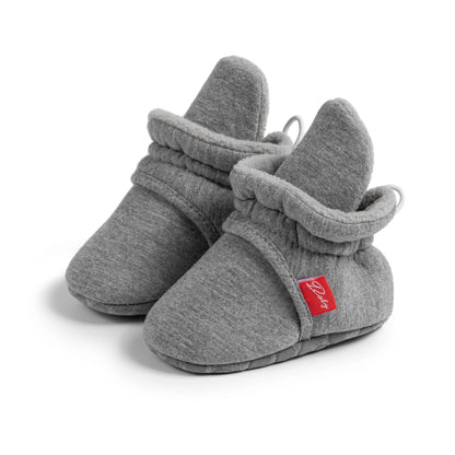 Winter Baby Boy Girl Socks Booties Fluff Soft Elastic Cord First Walkers Anti-slip Indoor Warm Newborn Baby Shoes Moccasin