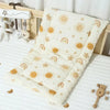 Cartoon Bear Baby Stroller Seat Cushion Thick Cotton Pad 34 x 74 cm (13.4 x 29.1 in) with Shoulder Strap