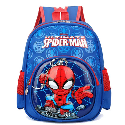 Fashion Brand Children Cartoon Spider Schoolbag – Disney Backpack for Boys & Girls, Cute Kitty Two-Shoulder Bag Kids Bags - Kidzy Market