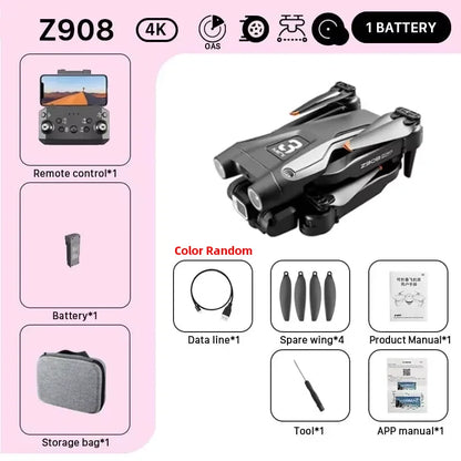 KBDFA Mini Z908Pro Max Drone with 4K ESC Camera and WiFi FPV