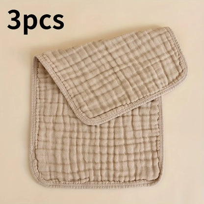 3pcs Muslin Burp Cloths | Soft & Absorbent Baby Bibs, Christmas & Halloween Gifts for Boys and Girls - Kidzy Market