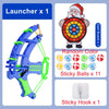 Montessori Sticky Ball Dartboard Slingshot Target – Kids Indoor & Outdoor Catapult Throwing Game