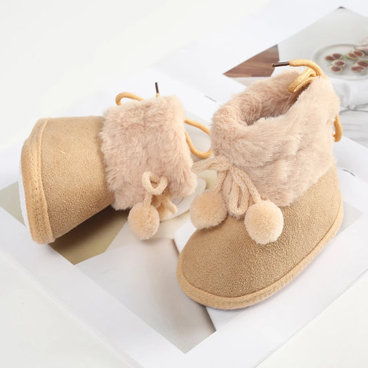 Winter Baby Boots Soft Sole Warm Booties for Newborns and Toddlers