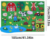 Felt Daily Calendar & Storyboard for Toddlers – Farm & Transportation Montessori Preschool Learning Toy