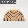 Montessori Mini Rainbow Building Blocks Stacking Sensory Toy
