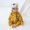 Baby Animal Kigurumi Romper – Unicorn, Panda, Rabbit Cartoon Jumpsuit (Newborn & Infant Cosplay Pajamas, 0-24 Months)