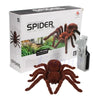 JSXuan Realistic Infrared Remote Control Spider Toy - 2-Channel RC Prank (6.3 x 6.7 x 2 in / 16 x 17 x 5 cm)