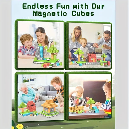 Creative Street View Magnetic Building Block Bricks – Famous World Architecture DIY Model for Kids