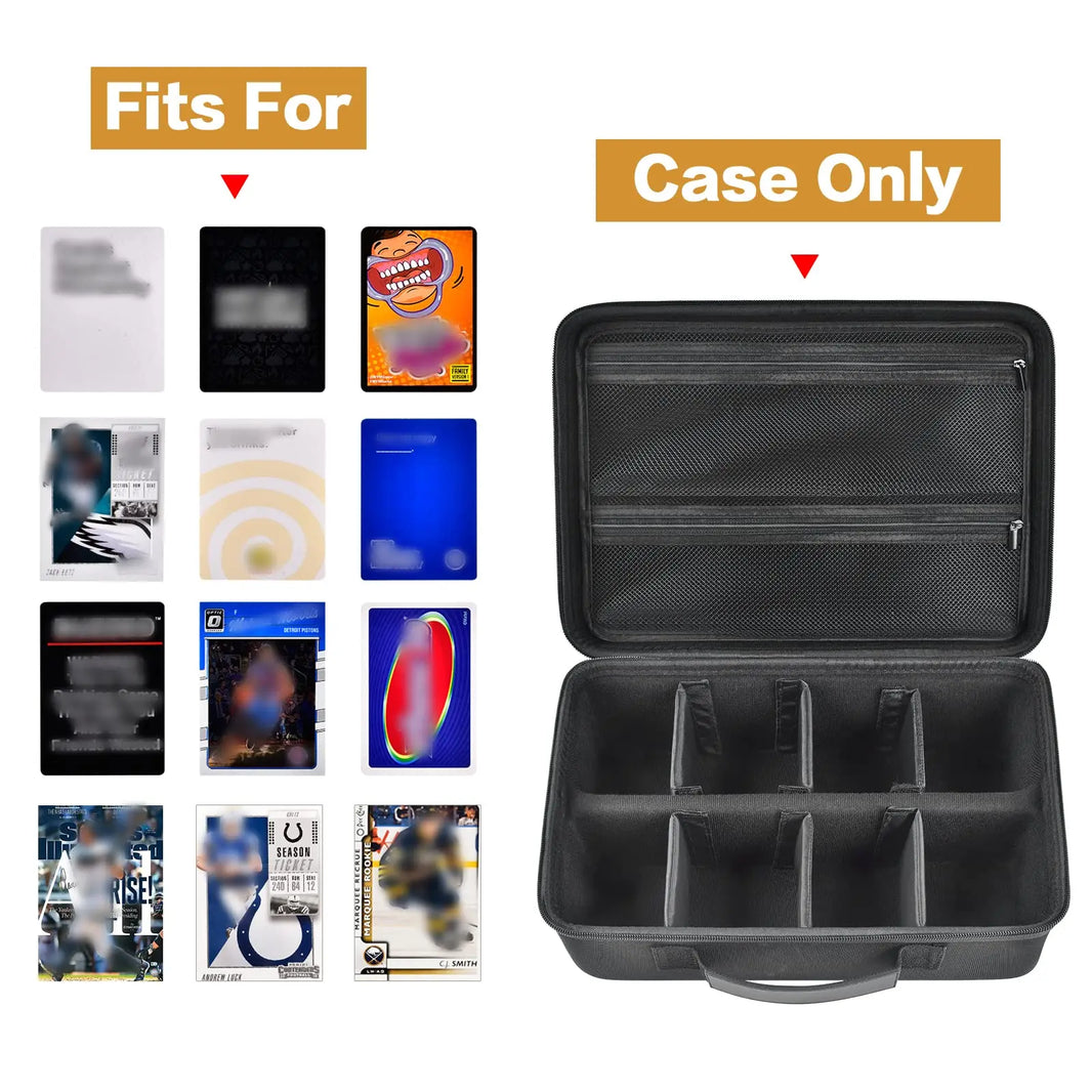 Trading Card Case Storage Box – Deck Holder for 2700+ Standard Cards, TCG Travel Organizer