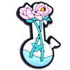PVC Mini Reagent Bottle Charms — 1 in (2.5–3 cm) Plastic Shoe & Bag Decorations for DIY Crafts