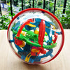 Maze Ball Mini 3D Magic Puzzle – IQ Labyrinth Game with Display Stand for Kids and Adults