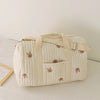 Little Bear Embroidered Mommy Bag – Cute Cartoon Large-Capacity Shoulder Bag for Mother & Baby, Handheld & Single Shoulder Parent-Child Bag - Kidzy Market