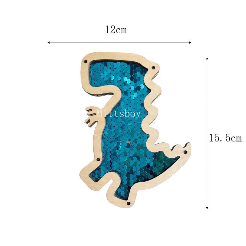 Baby Montessori Wooden Busy Board – Animal, Guinea Pig, Dinosaur, Clock, and Pattern Pairing Educational Toy for Children Gift