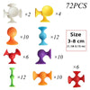 Montessori Animal Silicone Soft Building Blocks – DIY Suction Cup Assembly for Sensory Play and Educational Toy for Children