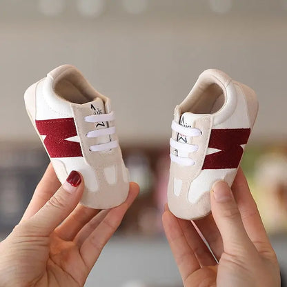 Newborn Baby Classic Sneakers – Anti-Slip Casual Shoes for Boys & Girls, 0-18 Months