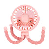 Octopus Stroller Fan USB Rechargeable Bladeless Folding Silent Mini Fan for Baby, Desk & Outdoor