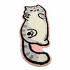 Long Plush Cartoon Cat Rug - Soft Non-Slip Machine Washable Floor Mat for Bedroom & Living Room