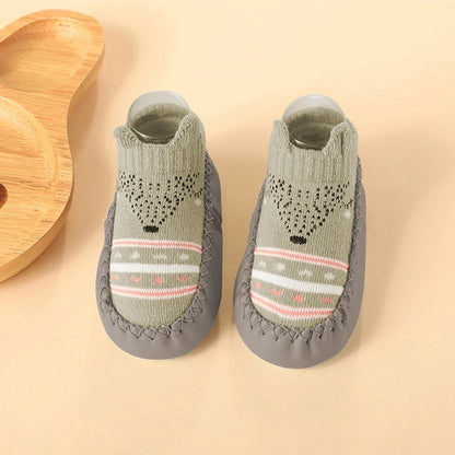 Baby Socks Shoes Infant Color Matching Cute Kids Boys Doll Soft Soled Child Floor Sneakers Toddler Girls First Walkers