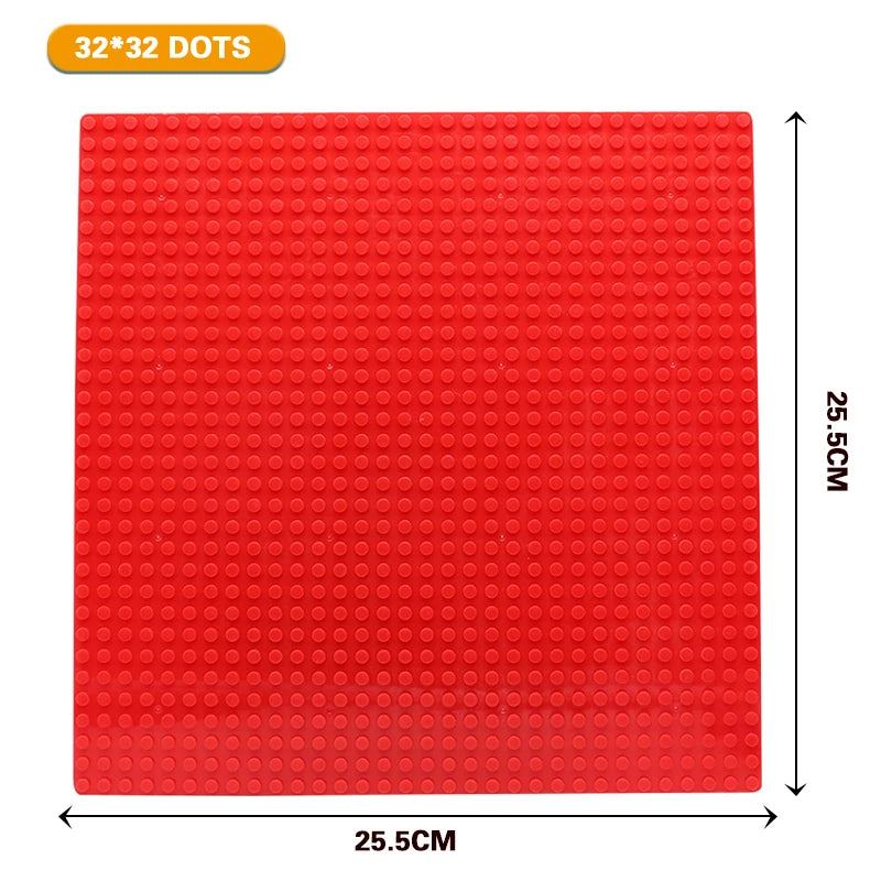 32x32 and 32x16 Dots Classic Base Plates – MOC DIY Plastic Bricks for City Building Blocks Toys