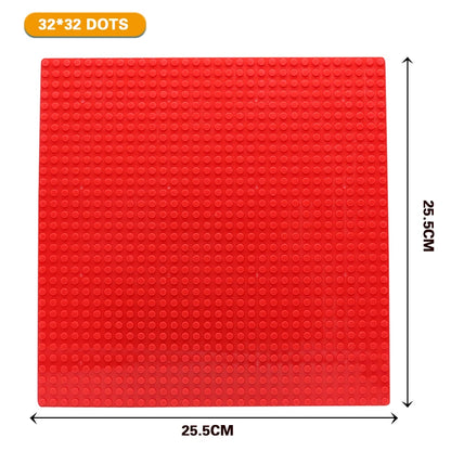 32x32 and 32x16 Dots Classic Base Plates – MOC DIY Plastic Bricks for City Building Blocks Toys