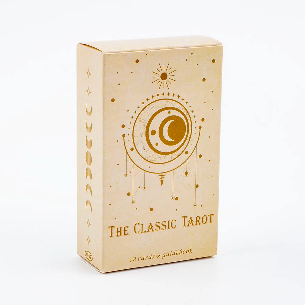Kitten Tarot Deck (78 Pieces, Cute Black & White, Beginner Version, Fortune Telling Kit)