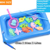 Kids Fishing Toy Set – Magnetic Rod and Fish, Play Water Toys with Inflatable Pool, Outdoor Sport Puzzle Toys for Children