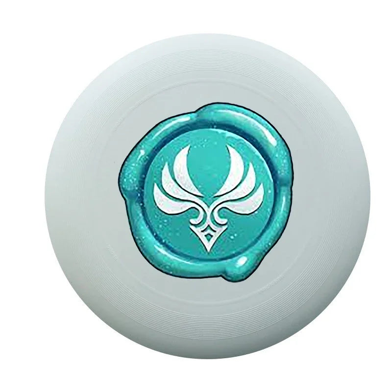 Flying Disc Frisbee Flying Saucer — 20 cm (7.9 in) & 27.5 cm (10.8 in) Portable Outdoor Throwing Toy for Kids & Adults