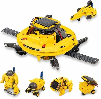 6-in-1 STEM Solar Robot Kit - Educational Building Science Experiment Set, Toy Gift for Kids Boys & Girls – view 8