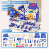 Kids Pretend Play Tool Set with Battery Drill – Toy Toolbox for Boys & Girls, Educational Assembly & Repair Playset