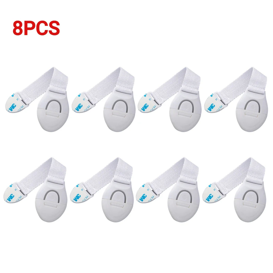 1-20PCS Child Safety Cabinet Lock Baby Security Protection Drawer Door Cabinet Lock Plastic Protection Kids Safety Door Lock