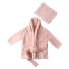Baby Photography Props Baby Hooded Robe with Belt Bathrobes Bath Towel Cucumber Slipper Set Creative Photo Outfit for 0-3 Months