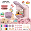 Children's Colored Clay Noodle Machine Kit - DIY Play Dough Tools with Ice Cream Mold, Slime Toys for Kids, Birthday Gift