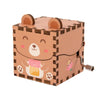 3D Wooden Music Box Color Print Puzzle Hand Crank Musical Cartoon Animal Ornament