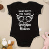 “Hand Picked for Earth by My Grandpa in Heaven” – Cute Newborn Onesie, Cotton Baby Bodysuit for Boys & Girls, Special Gift for Newborns