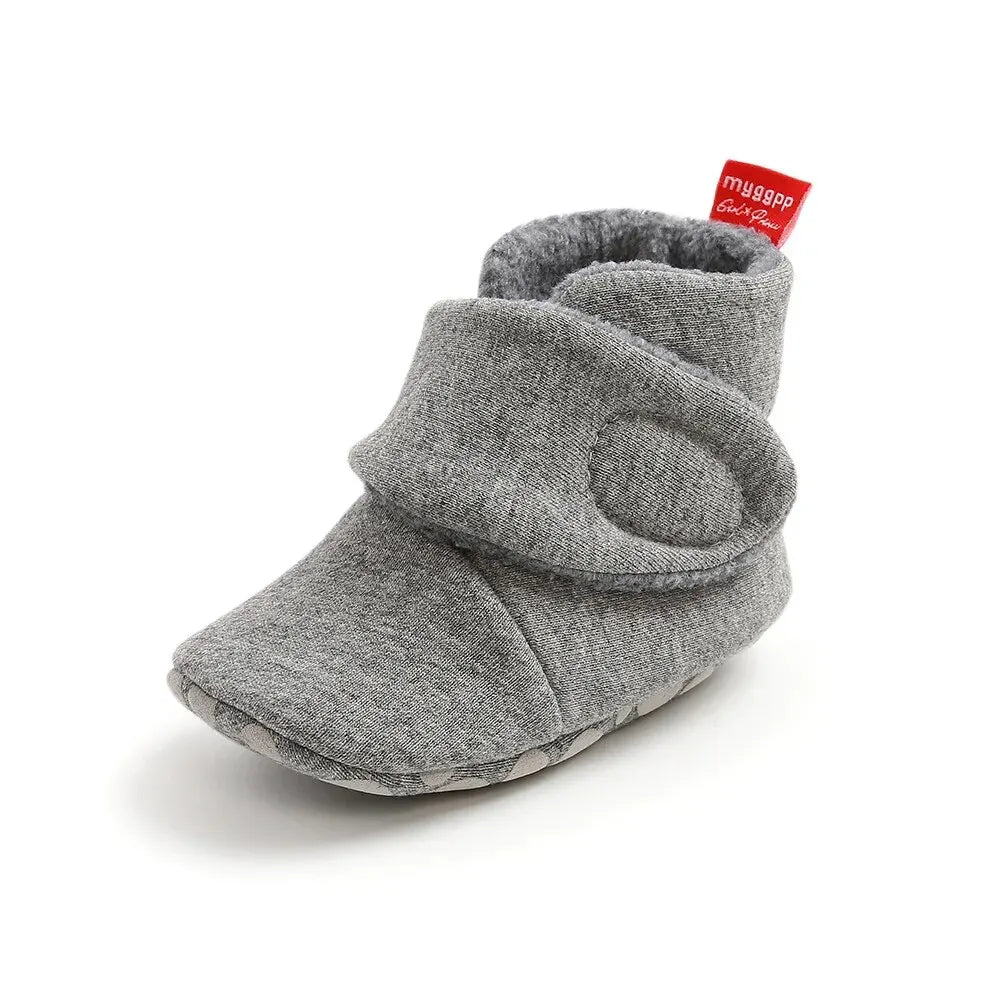 Meckior Baby Shoes Socks Warm Anti-Slip Cotton Comfort Lightweight Crawl First Walkers for Boys & Girls