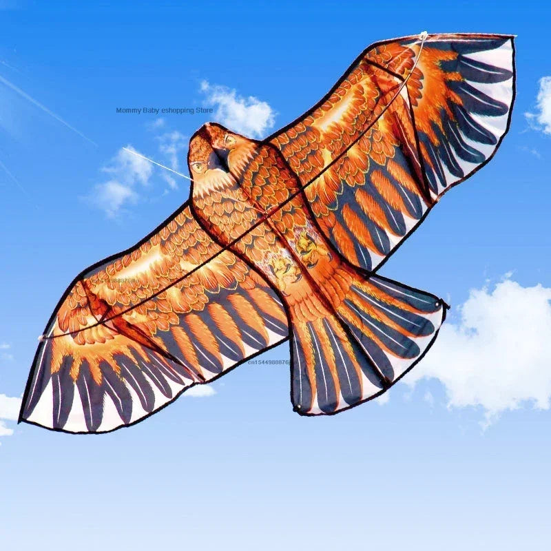 1.1m Eagle Kite with 30m Kite Line – Large Flying Bird Kite for Children, Ideal Gift for Family Trips and Outdoor Sports