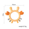 Baby Silicone Teether Toy - Dinosaur Bracelet, BPA-Free Cute Cartoon Animal Silicone Teething Glove for Newborns | Chew Teether Toy