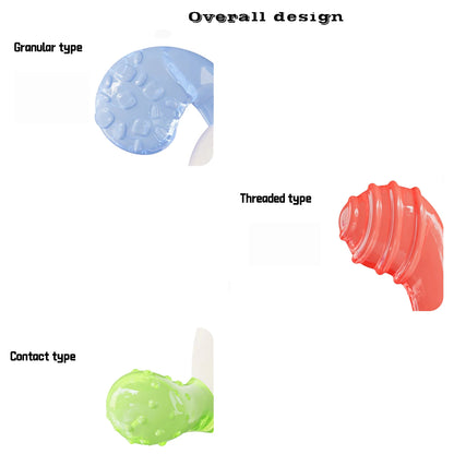 Baby Liquid Silicone Rabbit Gum Teething Stick - Baby Grinding Tool to Soothe and Bite