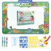 100x80CM Magic Water Drawing Mat – Reusable Doodle and Coloring Board with Magic Pens, Montessori Educational Toy for Kids