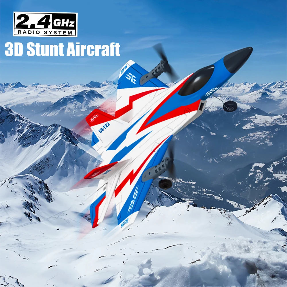 RC Plane F22 2.4G Radio Control 3D EPP Foam Stunt Glider Airplane