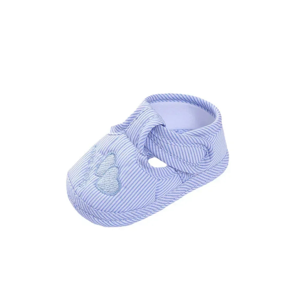 Double Heart Spring and Autumn Shoes – Soft Soled Toddler Shoes for Men & Women, 0-1 Years Old, Baby Walking Shoes (3-6-9 Months)