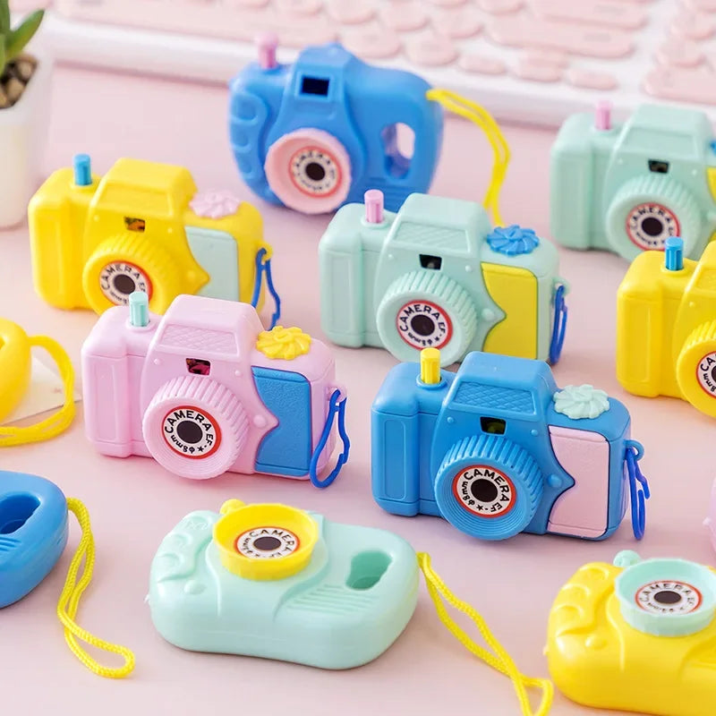 Kids Projection Camera Toy, Mini Analog Digital Educational Toy for Children
