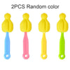 2Pcs Baby Bottle Brush Set – Nipple & Pacifier Cleaner, 360° Sponge Cup & Glass Cleaning Tool for Baby Care