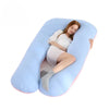 Maternity Pillow for Women - Cotton Color Matching Removable & Washable U-Shaped Waist Support Cushion, Maternity Body Pillow