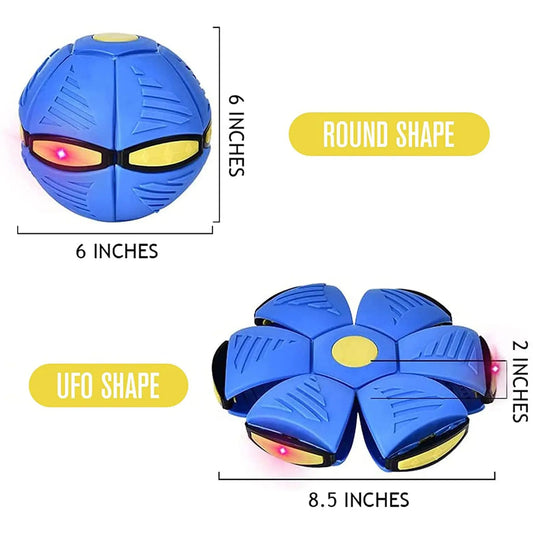 Thickened Elastic Step Ball – Decompression Toy with Light, Foot Step Deformation, Parent-Child Interaction