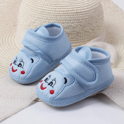 New Spring and Autumn Non-Slip Baby Walking Shoes – Cute Cartoon Bear First Walkers for Newborns