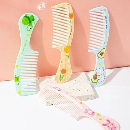 New Portable Untangling Hair Brush - Health Care Tools for Kids - Cute Rabbit & Bear Hairbrush Comb for Girls - Hair Accessories