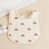 Newborn Baby U-Shaped Bibs | 6 Layers Cotton Gauze Saliva Towel, Bandana Scarf for Boys & Girls, Drool Feeding Burp Cloth - Kidzy Market
