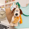 Cute Dog Plush Pendant Keychain, Bag and Car Accessory Gift for Children